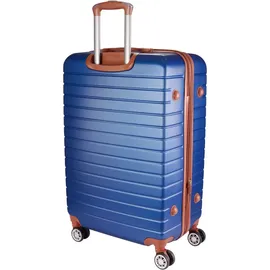 Brubaker Paris 4-Rollen 76,5 cm / 100 l blau/braun