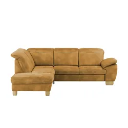 meinSofa Ecksofa  Raica , gelb , Maße (cm): B: 266 H: 91 T: 243.0