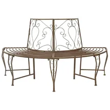 vidaXL Baumbank 160 x 80 x 89 cm Antikbraun