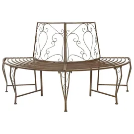 vidaXL Baumbank 160 x 80 x 89 cm Antikbraun