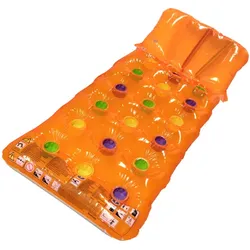 Luftmatratze Solarmatratze 188 x 71cm Orange Pool Wasser