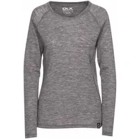 Trespass Libra Langarm-baselayer - Dark Grey Marl - L