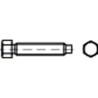 Industrial Quality Supplies DIN 561 Form A Sechskantschraube VG