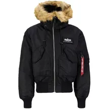 Alpha Industries 45P Hooded Custom schwarz 48/50