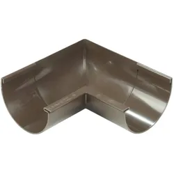 Rinneninnenwinkel für Plastmo Dachrinnen 100 mm Braun