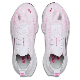 Brooks Glycerin Flex Damen White/Cyber Pink/Argyle 41