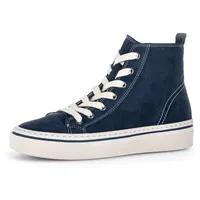 Gabor Gr. 40 blau (dunkelblau) Damen Schuhe High Top-Sneaker, Schnürschuh, Freitzeitschuh mit Best Fitting