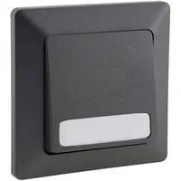 ChiliTec MILOS Taster mit Namensschild, Anthrazit