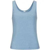 S.Oliver Damen Pyjamaoberteil hellblau-meliert Gr.36/38