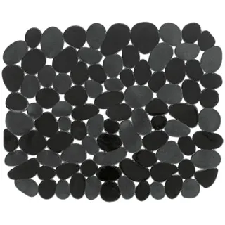 Wenko Spülbeckeneinlage Stone schwarz, - schwarz