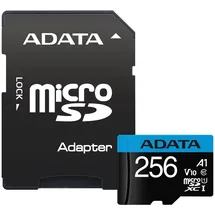 A-Data microSDXC Premier 256 GB Class 10 UHS-I + SD-Adapter