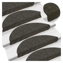 vidaXL Stufenmatte 56 x 17 cm Anthrazit