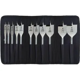 Heller Flachfräsbohrer Set 11-tlg. Ø 10/12/14/22/25/30/35/40 mm
