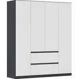 Rauch Drehtürenschrank MAINZ 181 x 210 x 54 cm Grau
