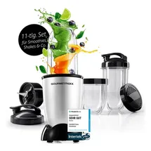 GOURMETmaxx Mr. Magic Power Pro Standmixer Zubehörset L silber