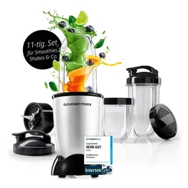 GOURMETmaxx Mr. Magic Power Pro Standmixer Zubehörset L silber