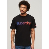 Superdry T-Shirt »CORE LOGO LOOSE TEE«, Gr. XXL, black fade, , 78247123-XXL