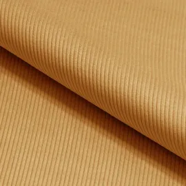 Fun Möbel Ecksofa Designersofa PALMA in Stoff Scala Senfgelb Ottomane Links