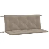 vidaXL Bankauflage 120 x 50 x 7 cm taupe 2 St.