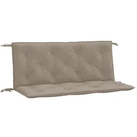 vidaXL Bankauflage 120 x 50 x 7 cm taupe 2 St.