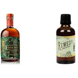 Don Papa Masskara und Remedy Pineapple Set I Weich und fruchtiger Rum I Gold London Spirits Awards I 40% Vol. I 700 ml und 50 ml