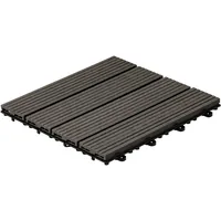 Home Deluxe WPC Bavaro anthrazit 30 x 30 x 2,2 cm 11 St.