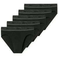 SCHIESSER Rioslip Uncover Cotton Schwarz/Grau XXL 5er Pack
