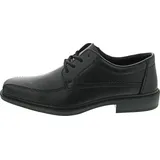 Rieker B0812 Herren Derby Schnürhalbschuhe, Schwarz (Nero 00), 47 EU, Extra weit