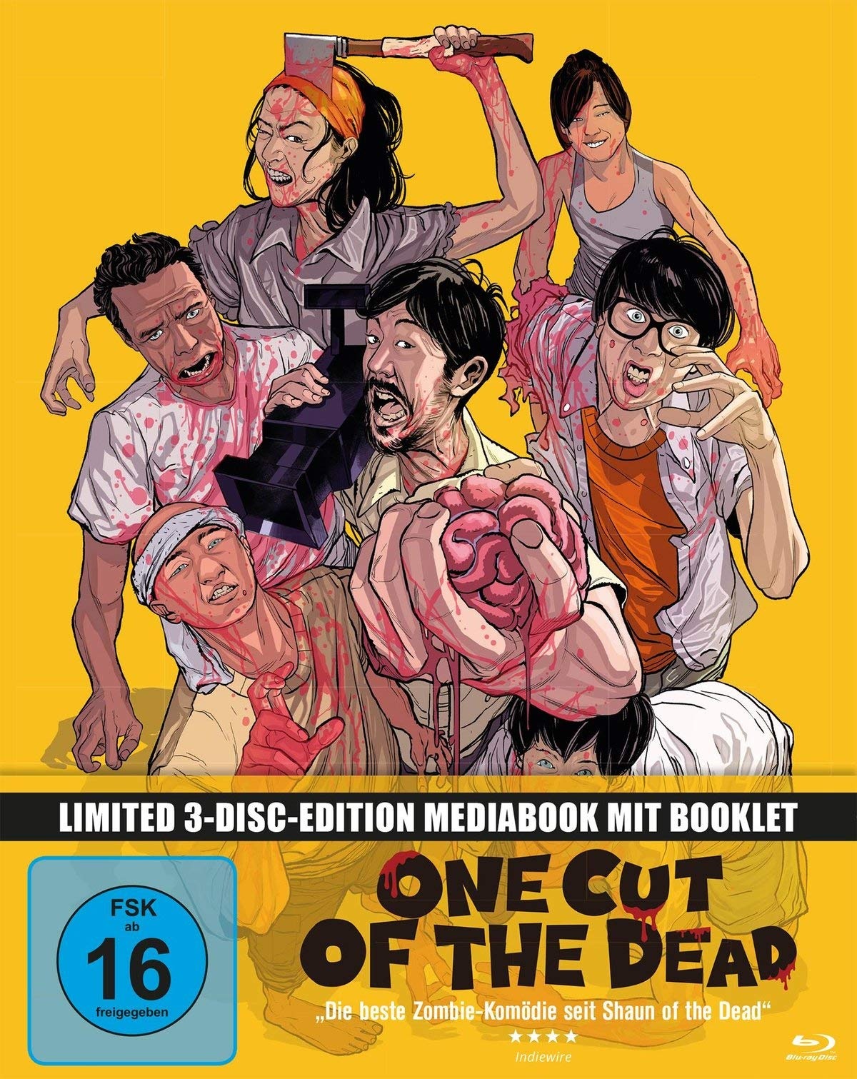 One Cut of the Dead - Limited 3-Disc-Edition Mediabook (+ DVDs) (+ Bonus-DVD) [Blu-ray]