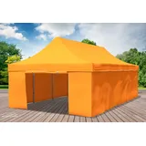 Faltpavillon Faltzelt Pavillon 4x8 Orange Gartenzelt Klappzelt Wasserdicht