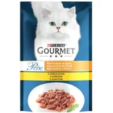 Purina Gourmet Perle Hähnchen 85g Mini Filets in Sauce Feuchtfutter für Katzen