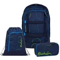 Satch Pack 3-tlg. Blue Tech