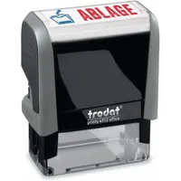 Trodat Textstempel "Ablage" printy 4912 office selbstfärbend blau, rot