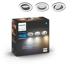 Philips Hue Milliskin Recessed Spotlight Round - White - 3-Pack