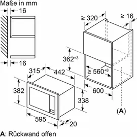 Bosch Backofen-Set Pyrolyse + Teleskopauszug + Mikrowelle schwarz