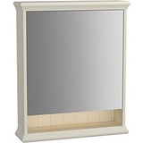 Vitra Valarte LED-Spiegelschrank 62227 63x17x76, links, beleuchtete offene Ablage, Korpus elfenbein matt