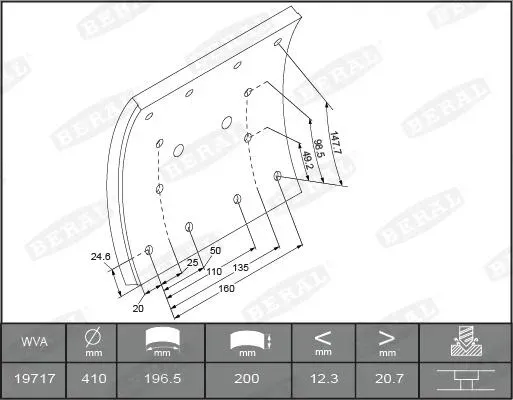 BERAL kbl1971601642 für Iveco