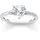 Thomas Sabo Ring mit weißem Stein in Herzform in Silber weiß | Hearts TR2476-051-14 Damenring