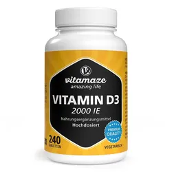 Vitamin D3 2.000 IE Tabletten vegetarisch
