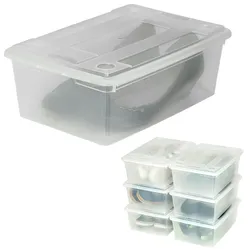 TECTAKE Aufbewahrungsboxen 12er Set  12