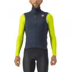 Castelli PERFETTO RoS 2 VEST Radweste mit Wind- & Wetterschutz - belgian blue - XL