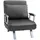 Homcom Schlafsessel Kunstleder 69 x 80 x 65 cm Grau mit Kissen
