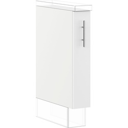 Auszugsunterschrank IMPULS KÜCHEN Schränke Gr. B/H/T: 15 cm x 72,3 cm x 57,6 cm, weiß Küchenunterschrank Unterschränke