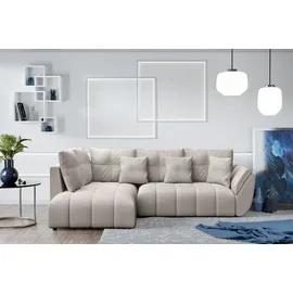 ax living Eckcouch Schlaffunktion 2-Sitzer Beige