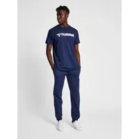Hummel Herren Hmlmover Cotton S/S T-Shirt, Marine, XL