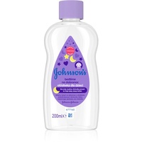 Johnson ́s Bedtime Baby Oil 200 ml Erweichendes und feuchtigkeitsspendendes Körperöl für Kinder