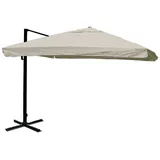 Mendler HWC-A96 350 x 350 cm Creme-Grau