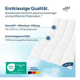 DormiGood AM Qualitätsmatratzen | Premium Mikrofaserdecken | Sommer | 135x200 cm | 135x200 | Decken aus 100% atmungsaktiver Microfaser | 2er Set
