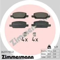 ZIMMERMANN Bremsbelagsatz, Scheibenbremse