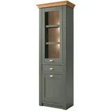furn.design Vitrine Norwich 68 x 45 x 207 cm Grün
